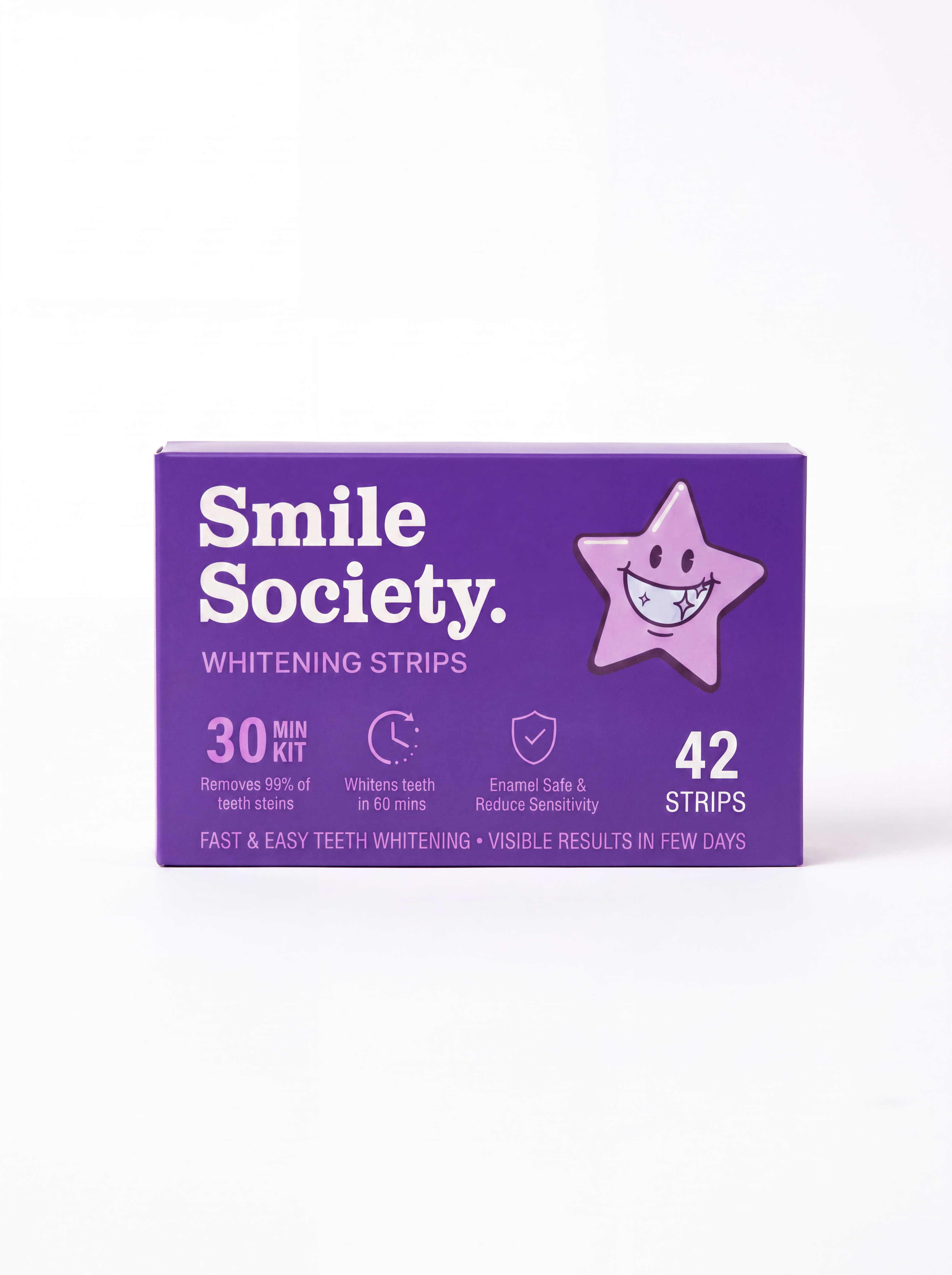Smile Society PAP Whitening Strips (42 Strips)